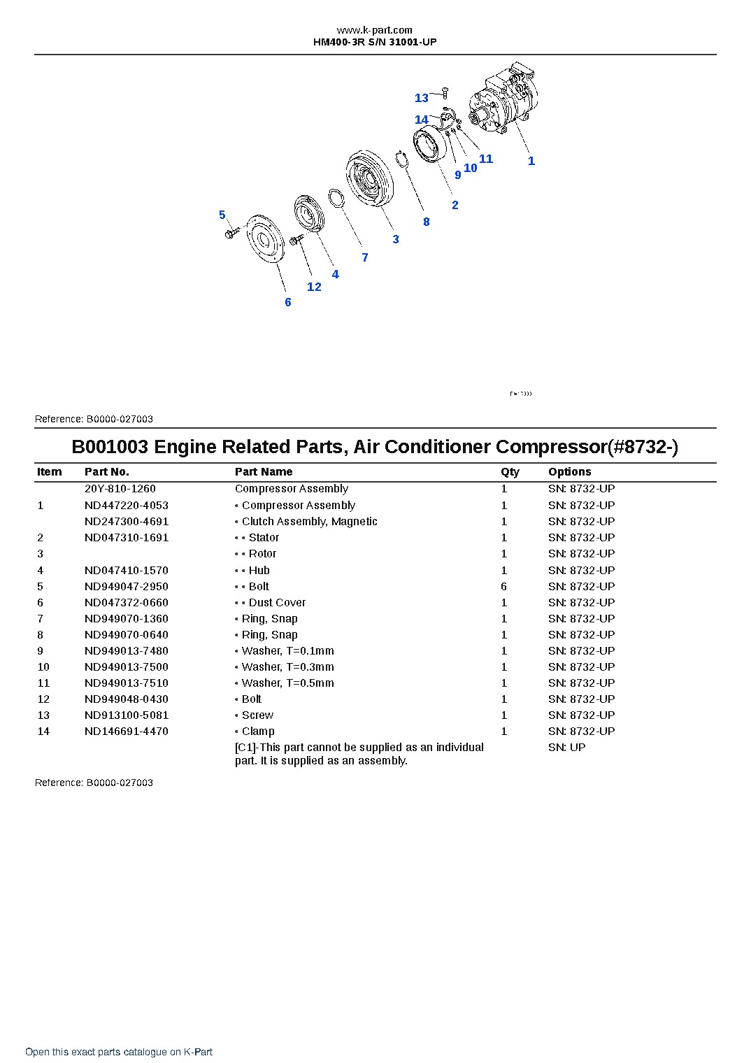 HM400-3R S/N 31001-UP – sample page 3 HM400-3R S/N 31001-UP – sample page 3