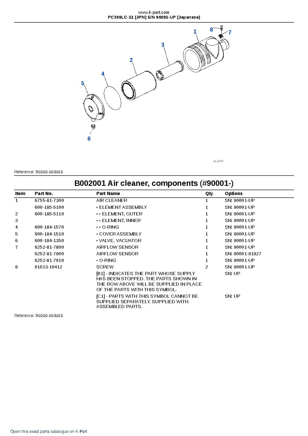 PC300LC-11 (JPN)  S/N 94001-UP (Japanese) – sample page 7