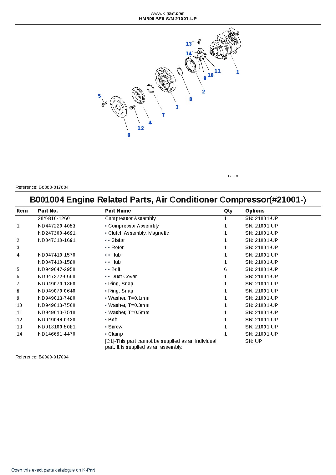 HM300-5E0 S/N 21001-UP – sample page 4 HM300-5E0 S/N 21001-UP – sample page 4