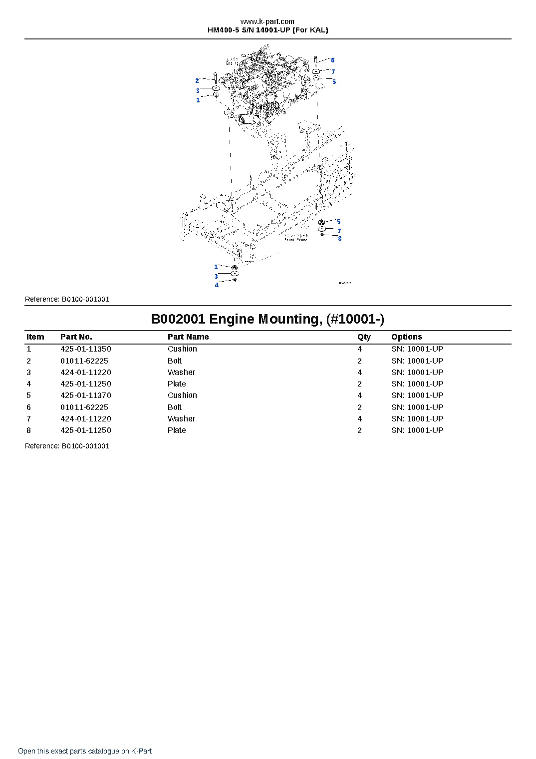HM400-5 S/N 14001-UP (For KAL) – sample page 5