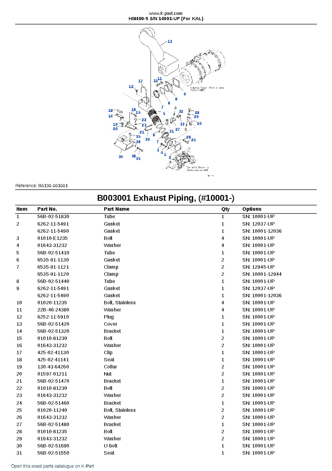 HM400-5 S/N 14001-UP (For KAL) – sample page 6