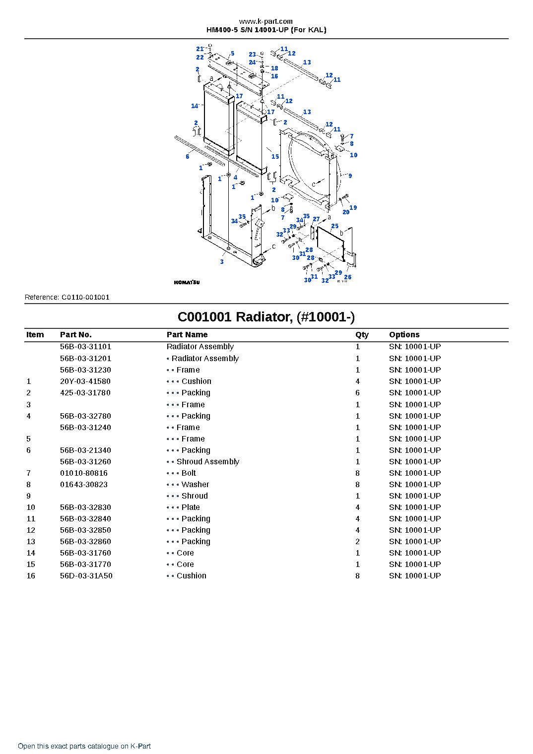 HM400-5 S/N 14001-UP (For KAL) – sample page 8