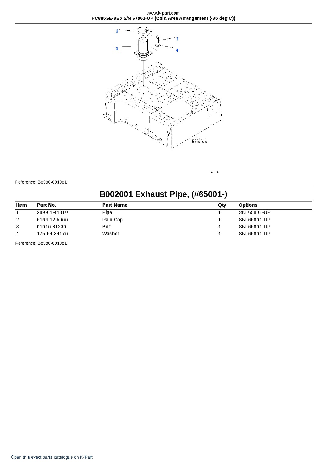 PC800SE-8E0 S/N 67001-UP (Cold Area Arrangement (-30 deg C)) – sample page 8
