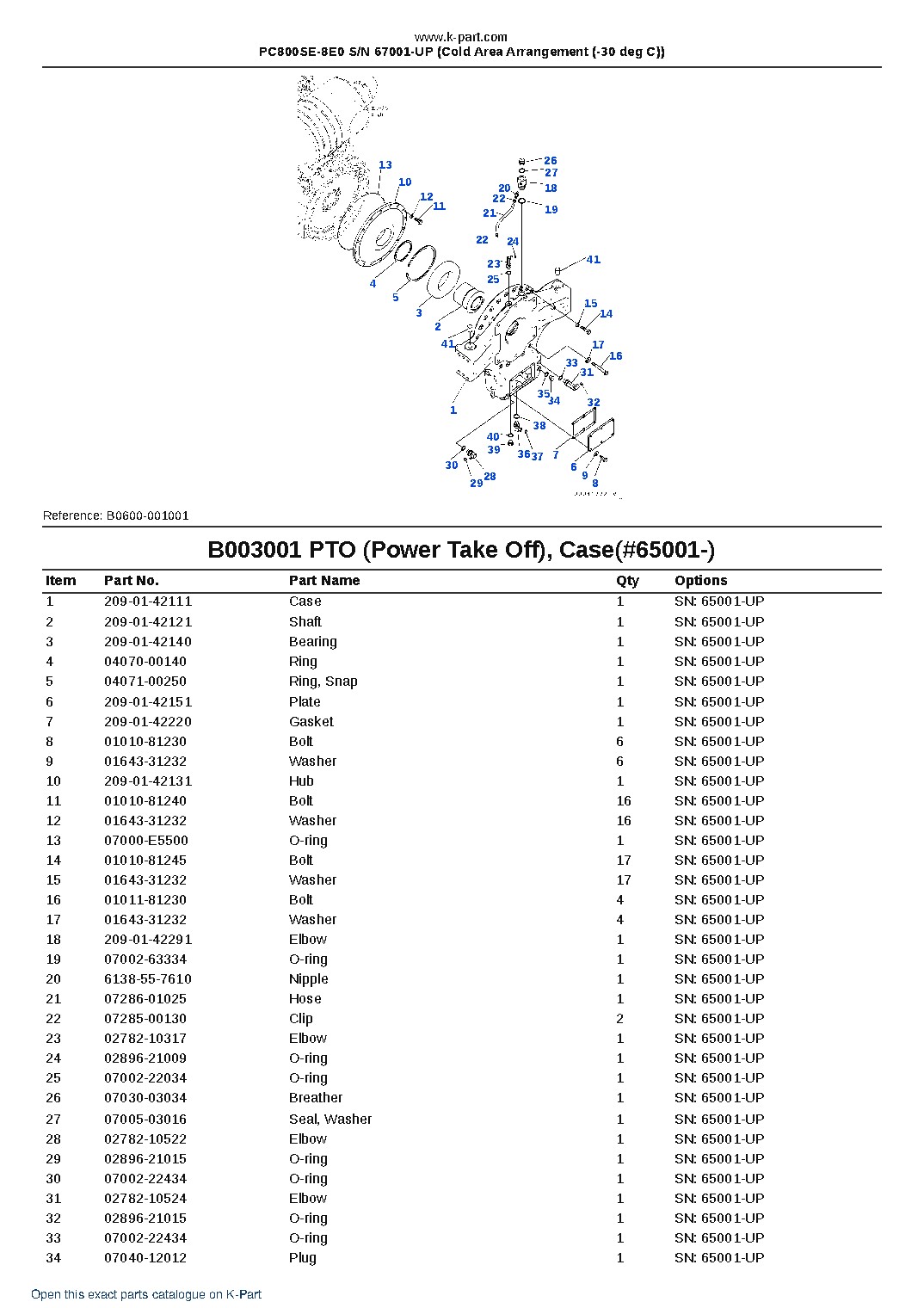 PC800SE-8E0 S/N 67001-UP (Cold Area Arrangement (-30 deg C)) – sample page 9