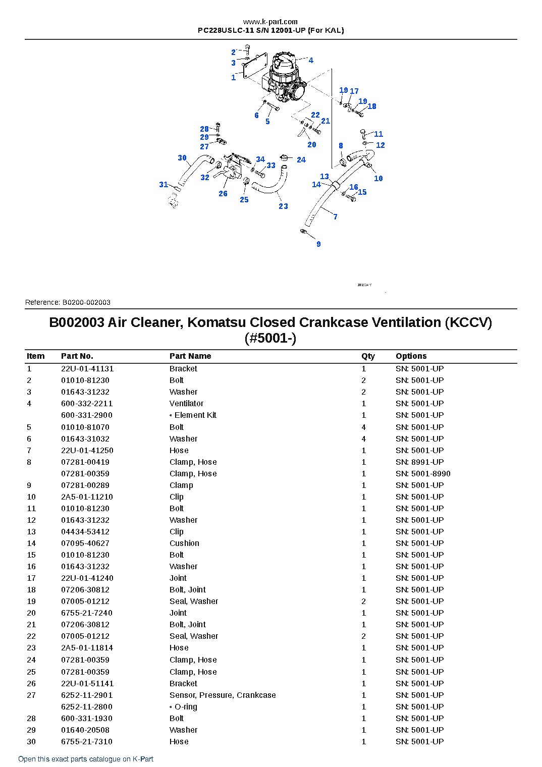 PC228USLC-11 S/N 12001-UP (For KAL) – sample page 4