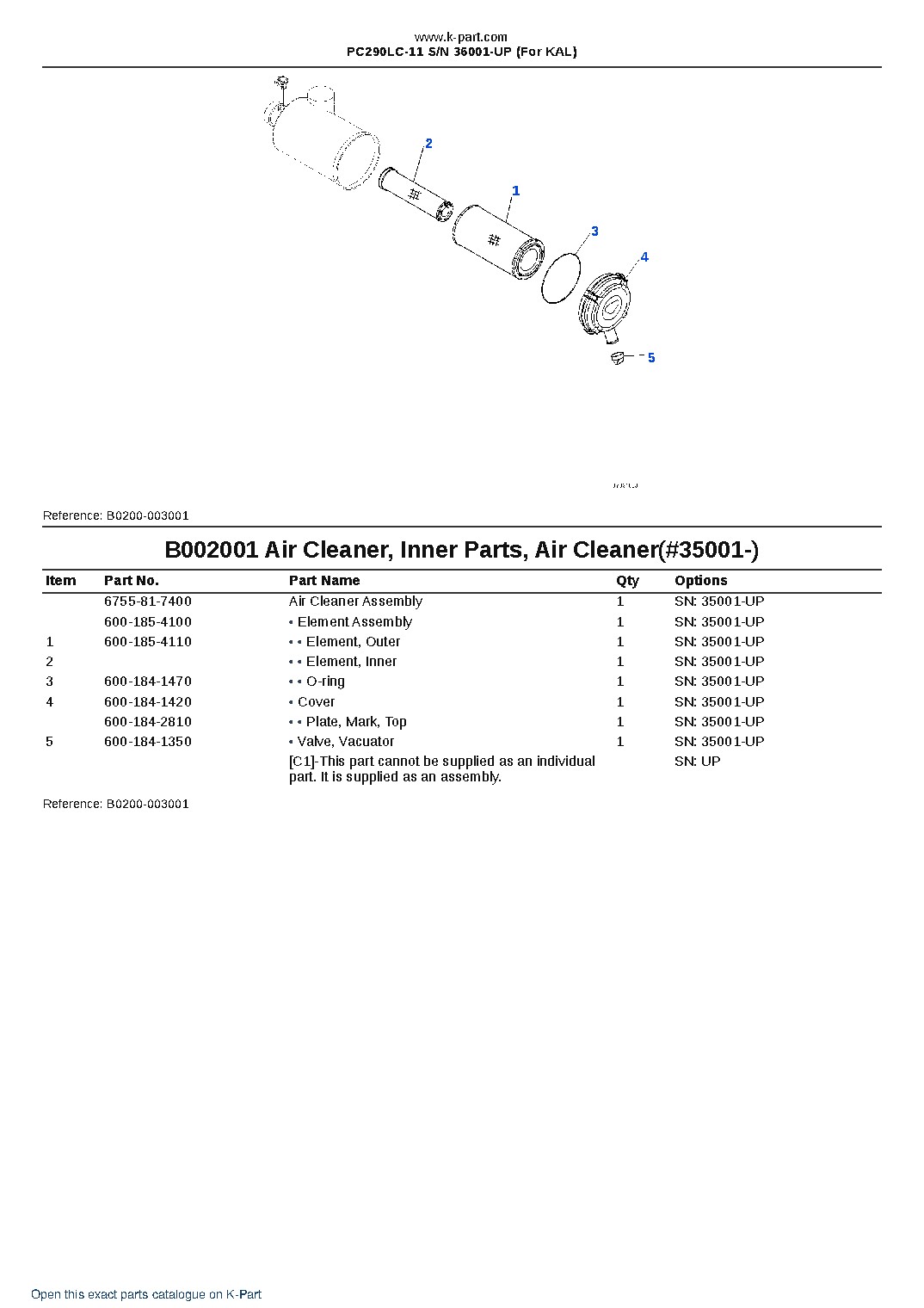 PC290LC-11 S/N 36001-UP (For KAL) – sample page 2 PC290LC-11 S/N 36001-UP (For KAL) – sample page 2