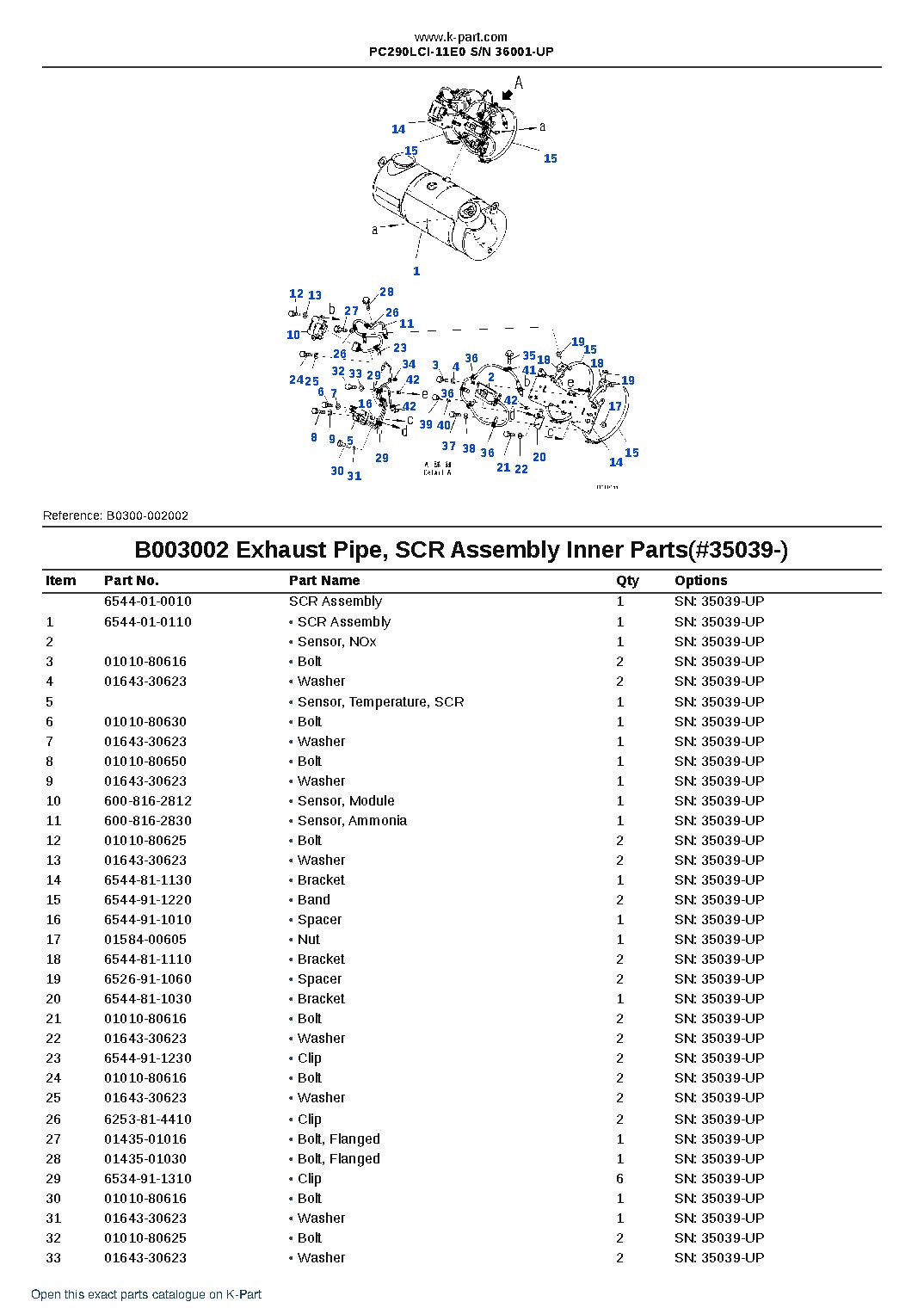 PC290LCI-11E0 S/N 36001-UP – sample page 8 PC290LCI-11E0 S/N 36001-UP – sample page 8