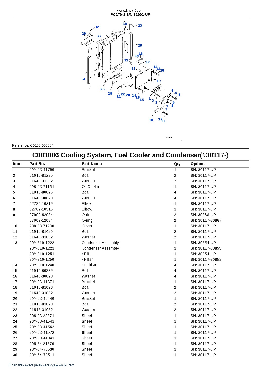 PC270-8 S/N 32001-UP – sample page 10 PC270-8 S/N 32001-UP – sample page 10