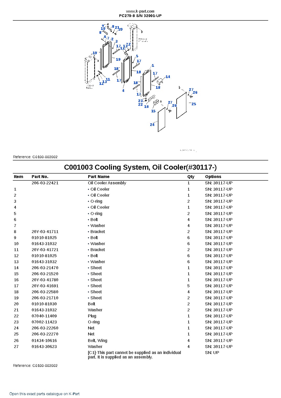 PC270-8 S/N 32001-UP – sample page 5 PC270-8 S/N 32001-UP – sample page 5