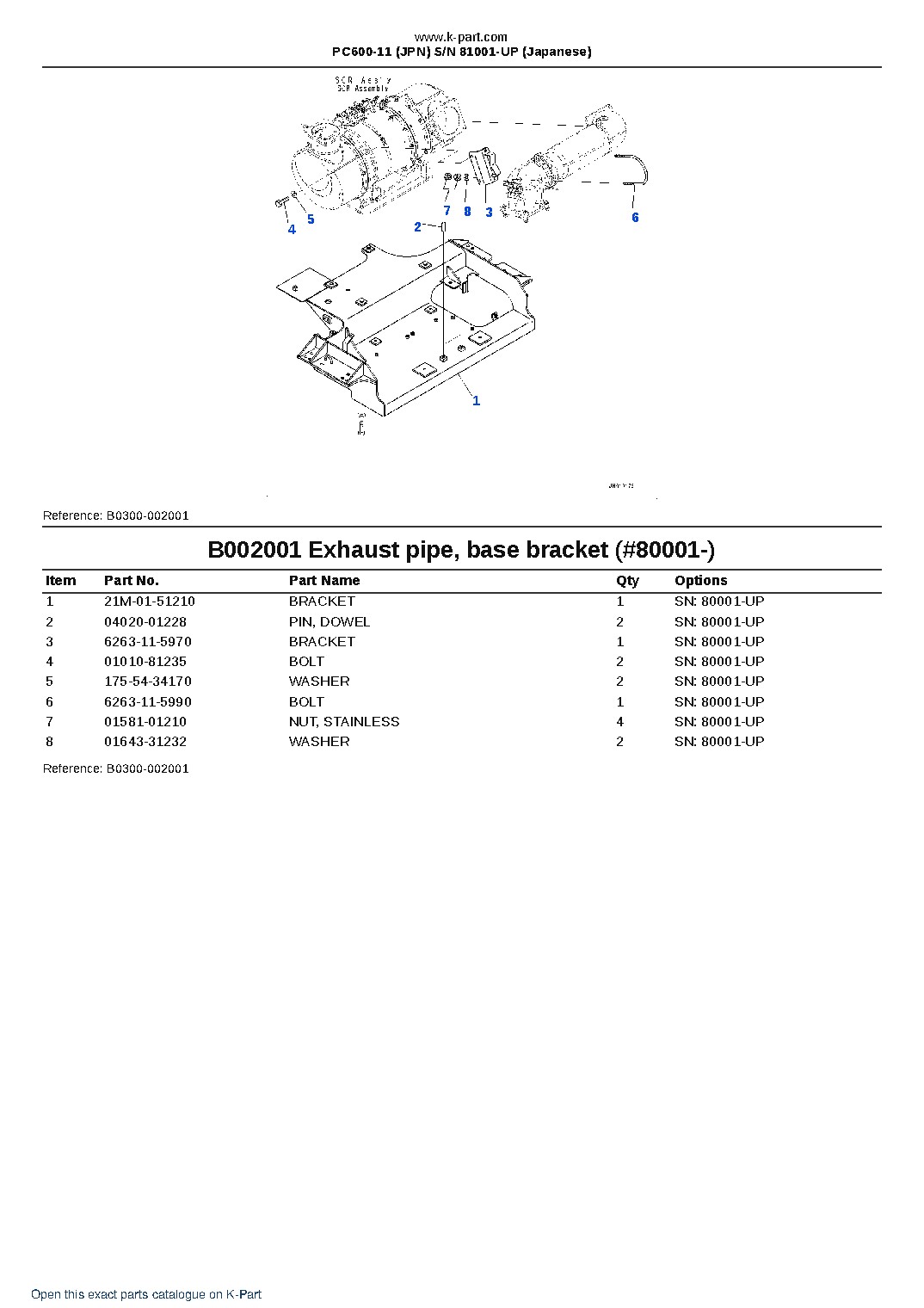 PC600-11 (JPN) S/N 81001-UP (Japanese) – sample page 7 PC600-11 (JPN) S/N 81001-UP (Japanese) – sample page 7