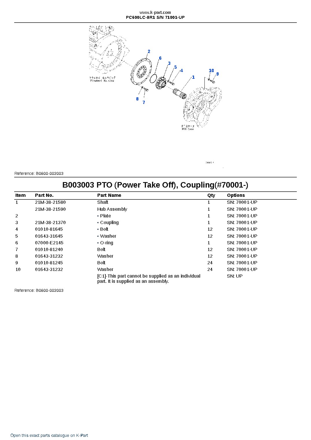 PC600LC-8R1 S/N 71001-UP – sample page 7