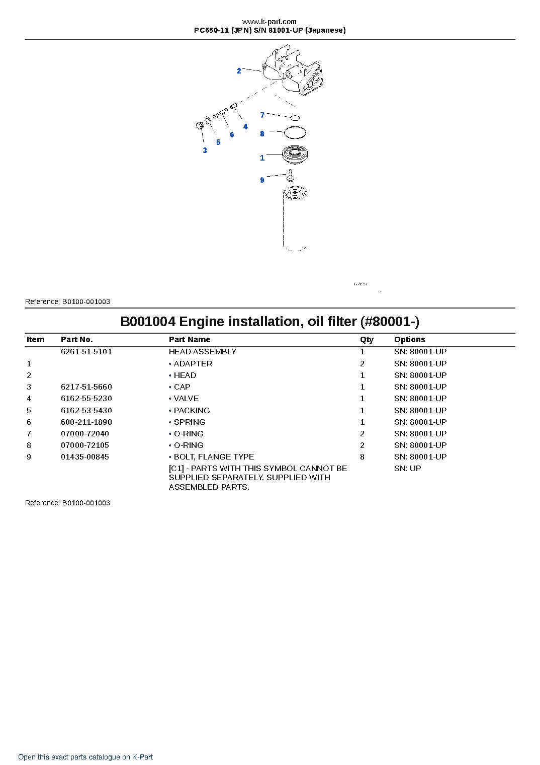 PC650-11 (JPN) S/N 81001-UP (Japanese) – sample page 4 PC650-11 (JPN) S/N 81001-UP (Japanese) – sample page 4
