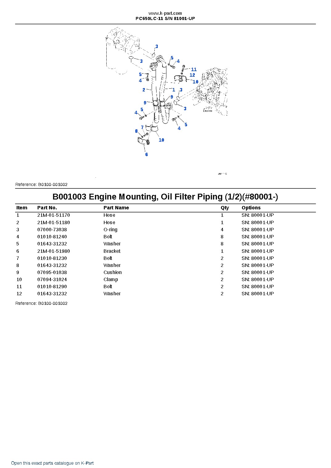 PC650LC-11 S/N 81001-UP – sample page 3 PC650LC-11 S/N 81001-UP – sample page 3
