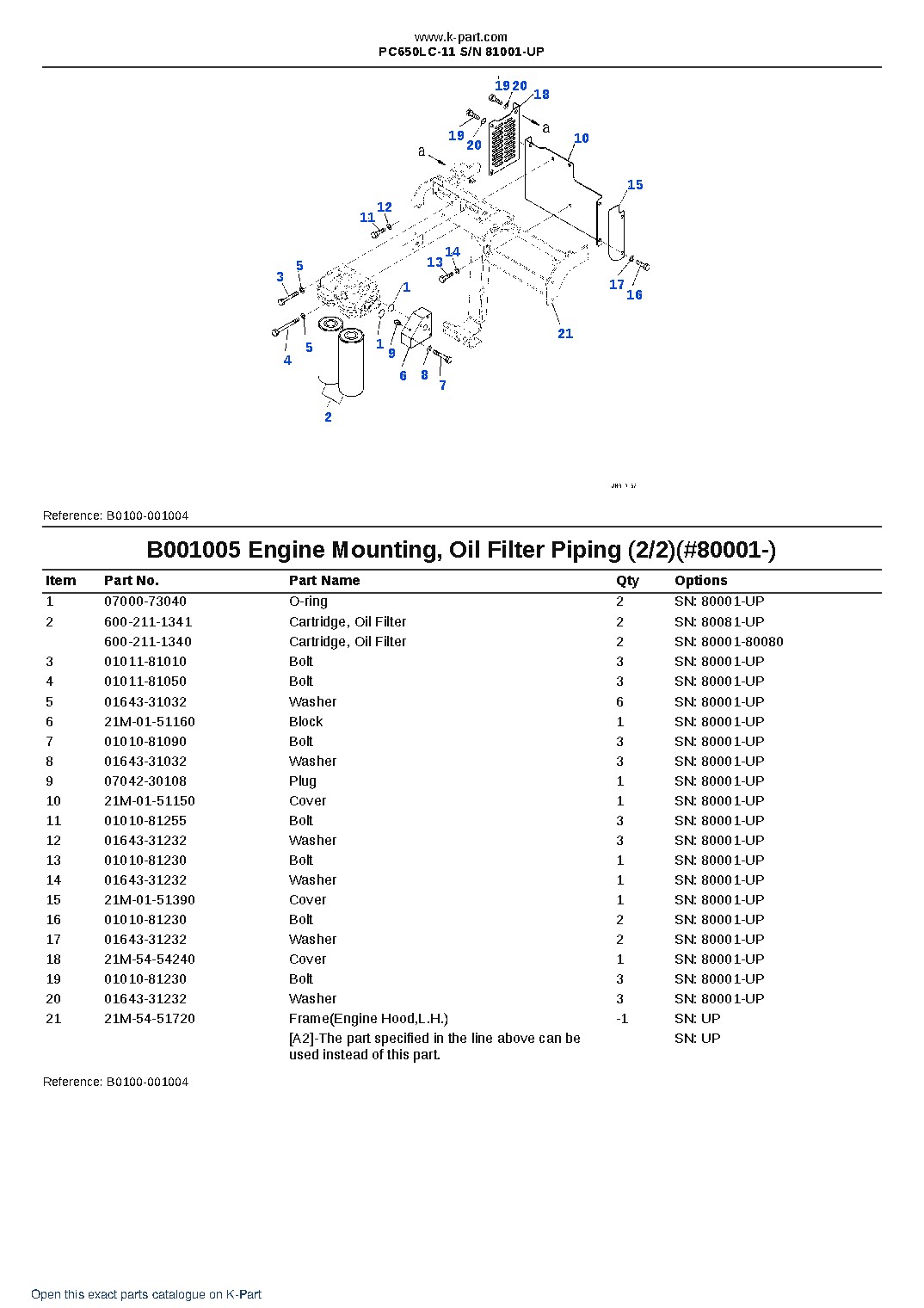 PC650LC-11 S/N 81001-UP – sample page 5 PC650LC-11 S/N 81001-UP – sample page 5