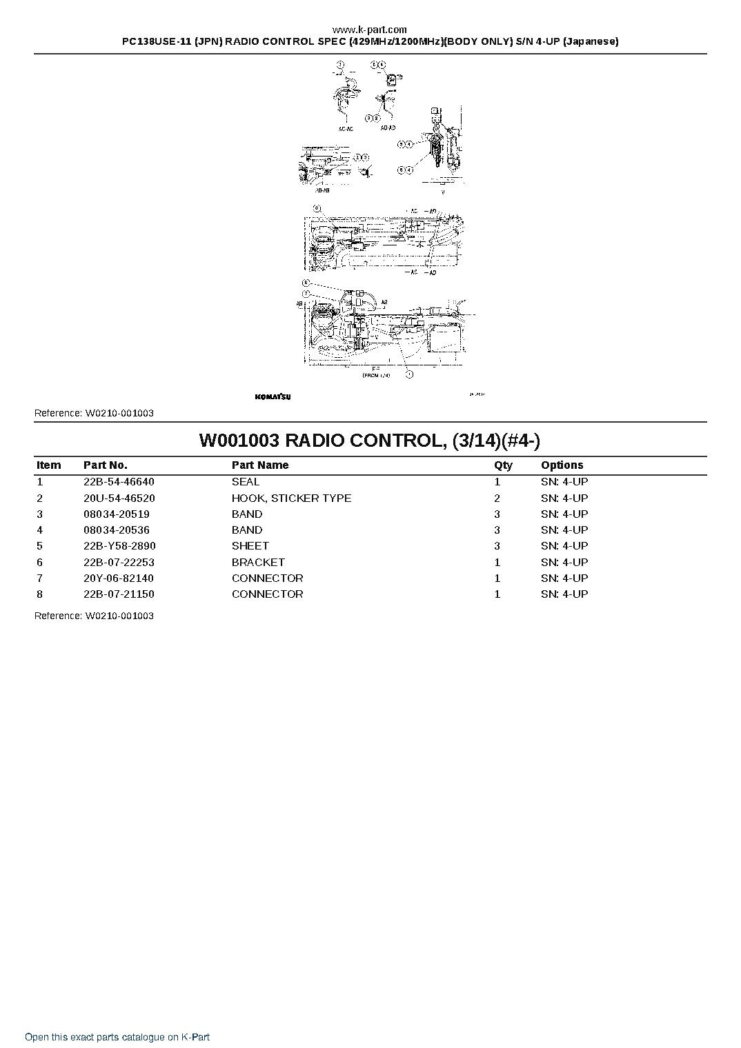 PC138USE-11 (JPN) RADIO CONTROL SPEC (429MHz/1200MHz)(BODY ONLY) S/N 4-UP (Japanese) – sample page 6 PC138USE-11 (JPN) RADIO CONTROL SPEC (429MHz/1200MHz)(BODY ONLY) S/N 4-UP (Japanese) – sample page 6