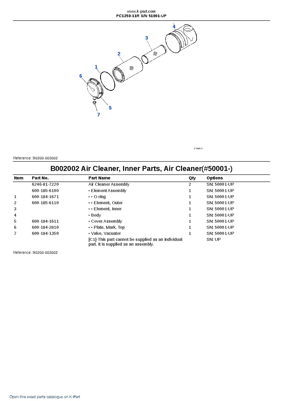 PC1250-11R S/N 51001-UP – sample page 6