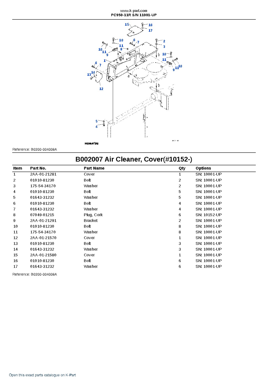 PC950-11R S/N 11001-UP – sample page 8 PC950-11R S/N 11001-UP – sample page 8