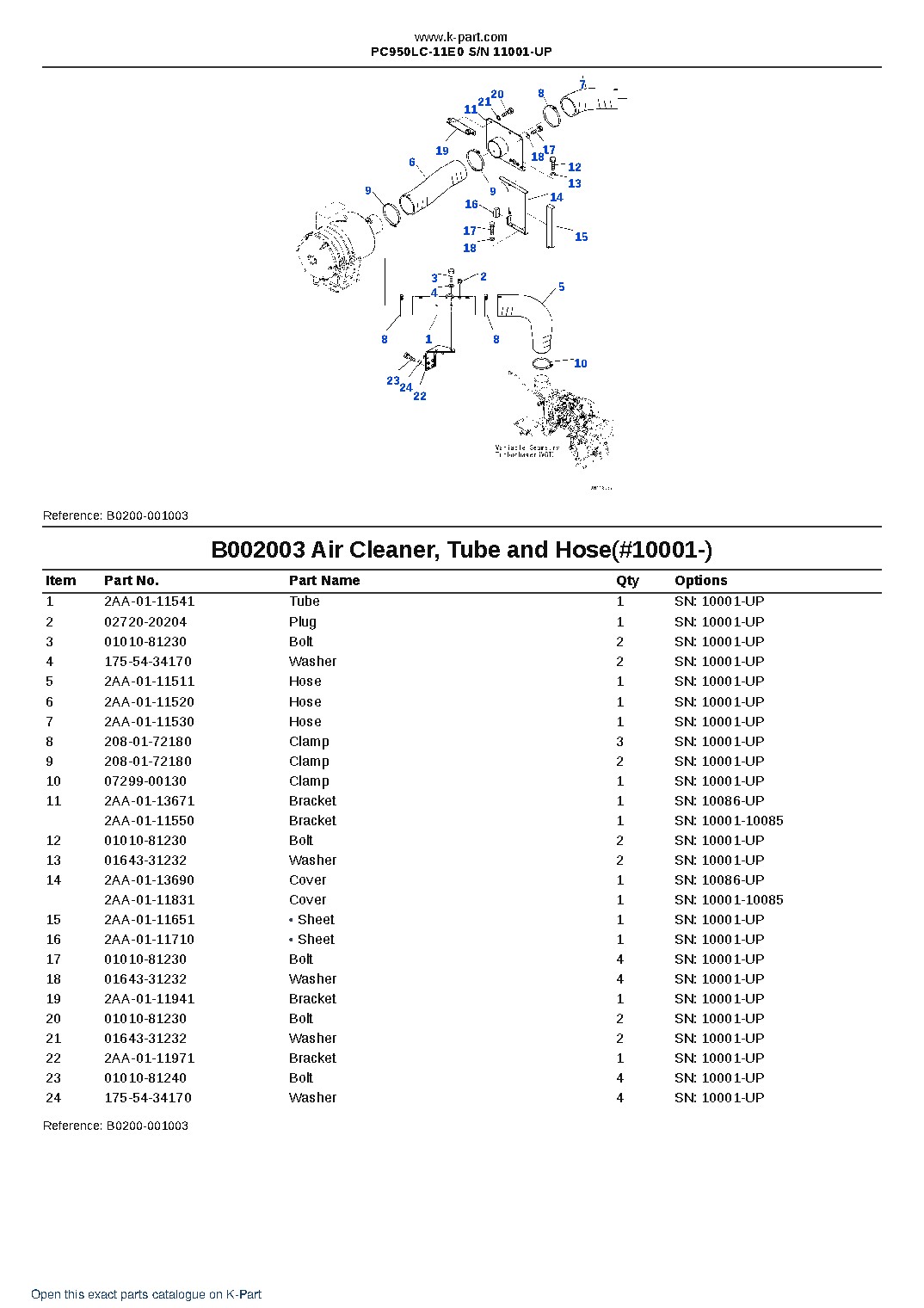 PC950LC-11E0 S/N 11001-UP – sample page 4