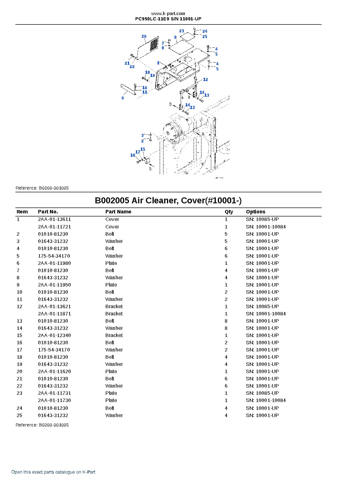 PC950LC-11E0 S/N 11001-UP – sample page 6