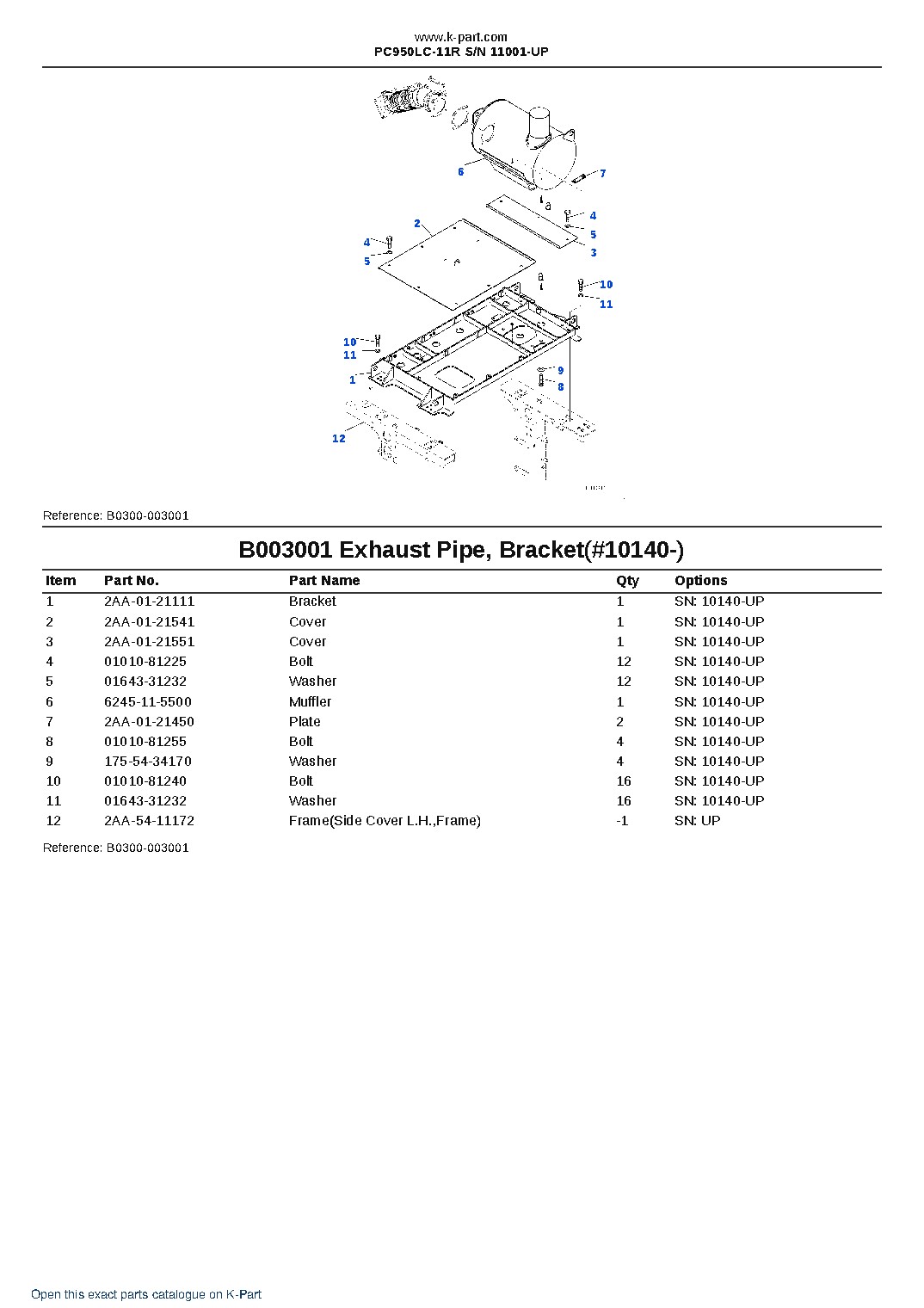 PC950LC-11R S/N 11001-UP – sample page 10
