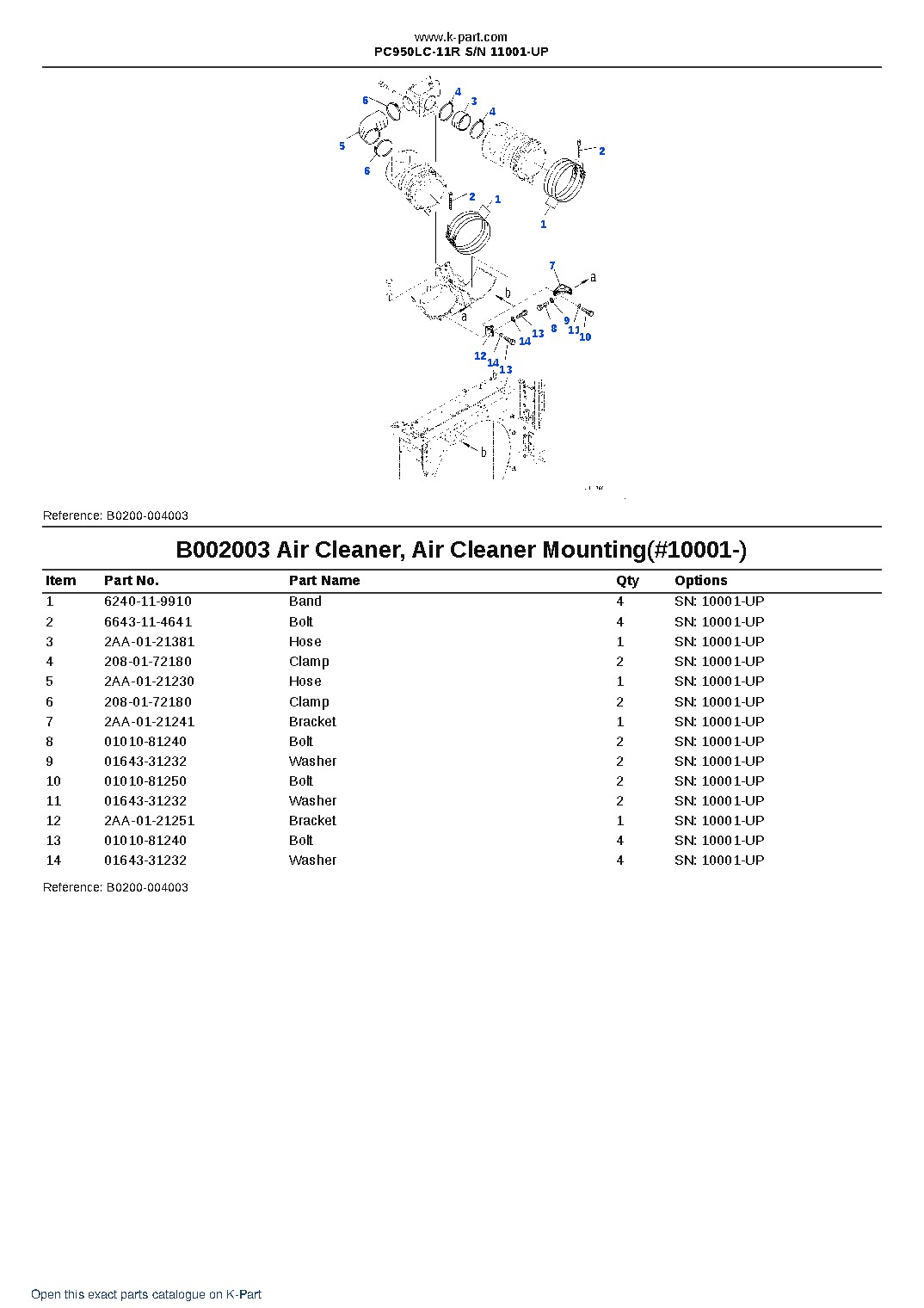 PC950LC-11R S/N 11001-UP – sample page 4