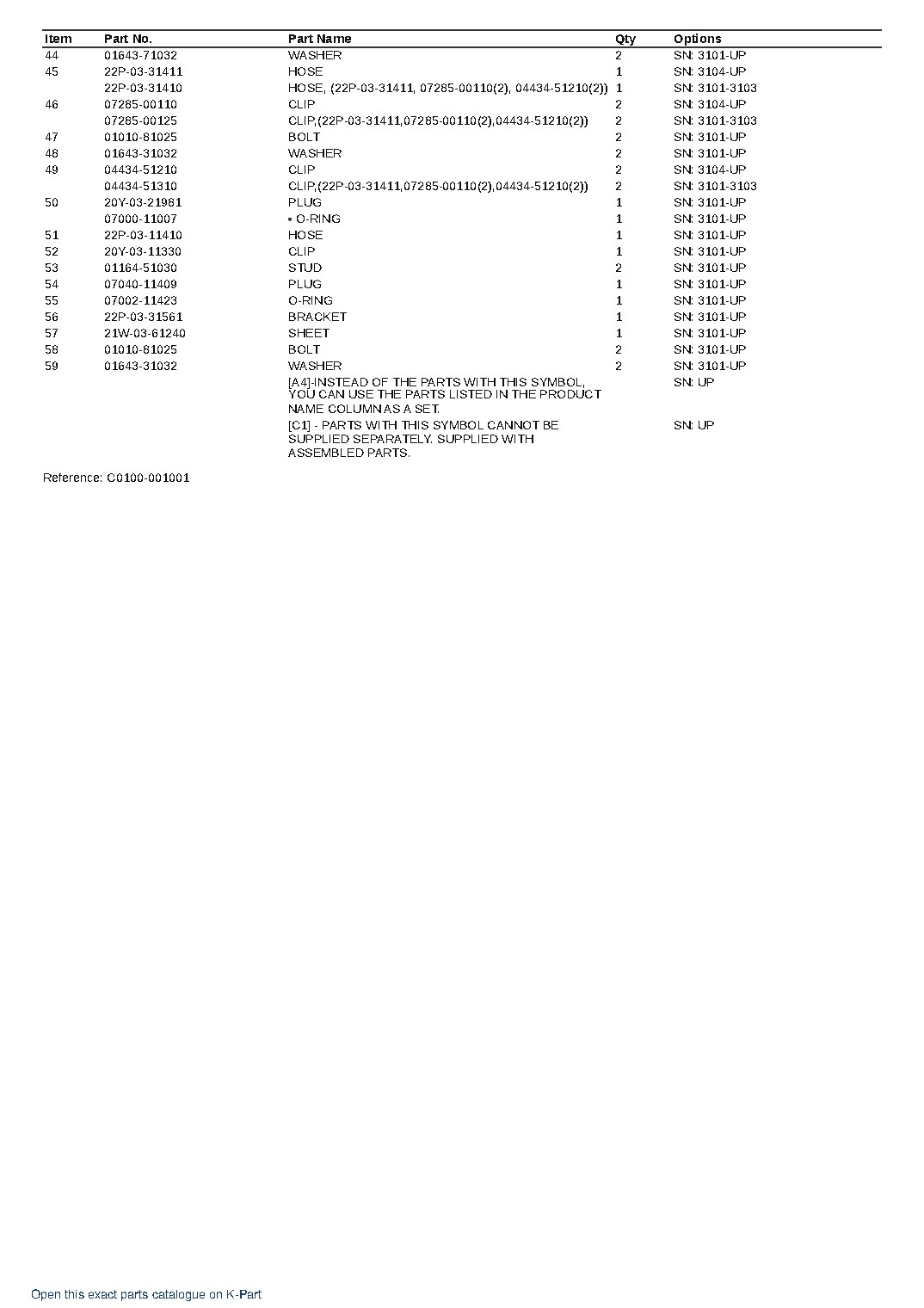 BA100-3 (JPN)  S/N 3101-UP (Japanese) – sample page 7