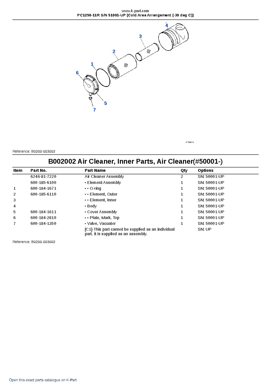 PC1250-11R S/N 51001-UP (Cold Area Arrangement (-30 deg C)) – sample page 6 PC1250-11R S/N 51001-UP (Cold Area Arrangement (-30 deg C)) – sample page 6