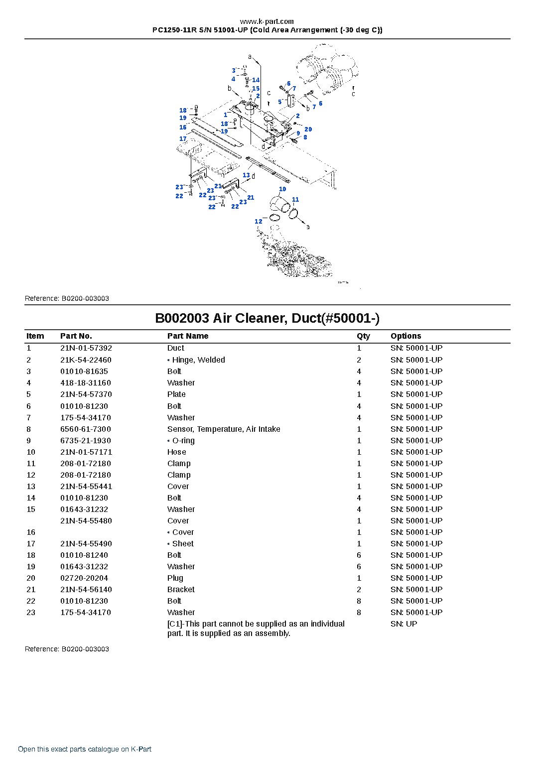 PC1250-11R S/N 51001-UP (Cold Area Arrangement (-30 deg C)) – sample page 7 PC1250-11R S/N 51001-UP (Cold Area Arrangement (-30 deg C)) – sample page 7