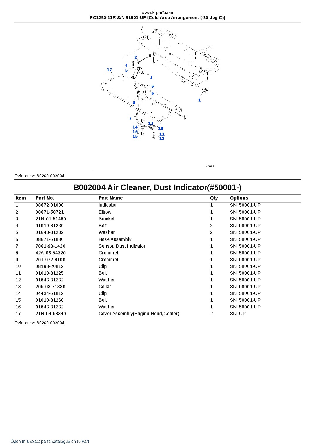 PC1250-11R S/N 51001-UP (Cold Area Arrangement (-30 deg C)) – sample page 8 PC1250-11R S/N 51001-UP (Cold Area Arrangement (-30 deg C)) – sample page 8