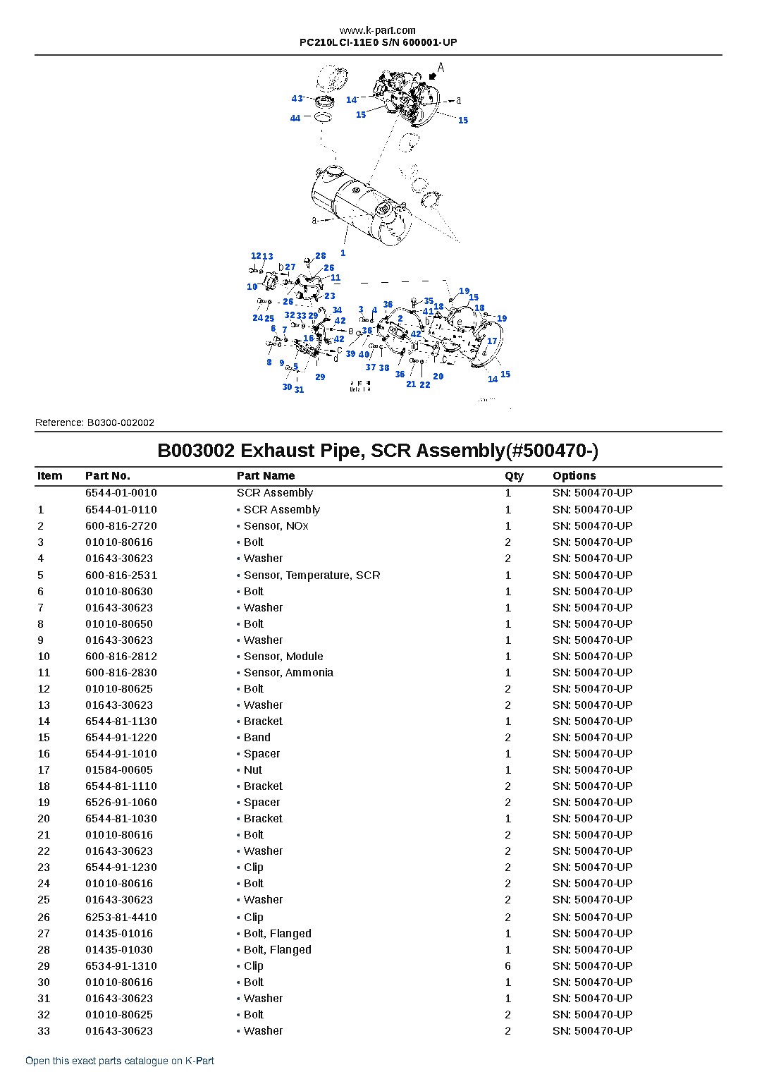 PC210LCI-11E0 S/N 600001-UP – sample page 10 PC210LCI-11E0 S/N 600001-UP – sample page 10