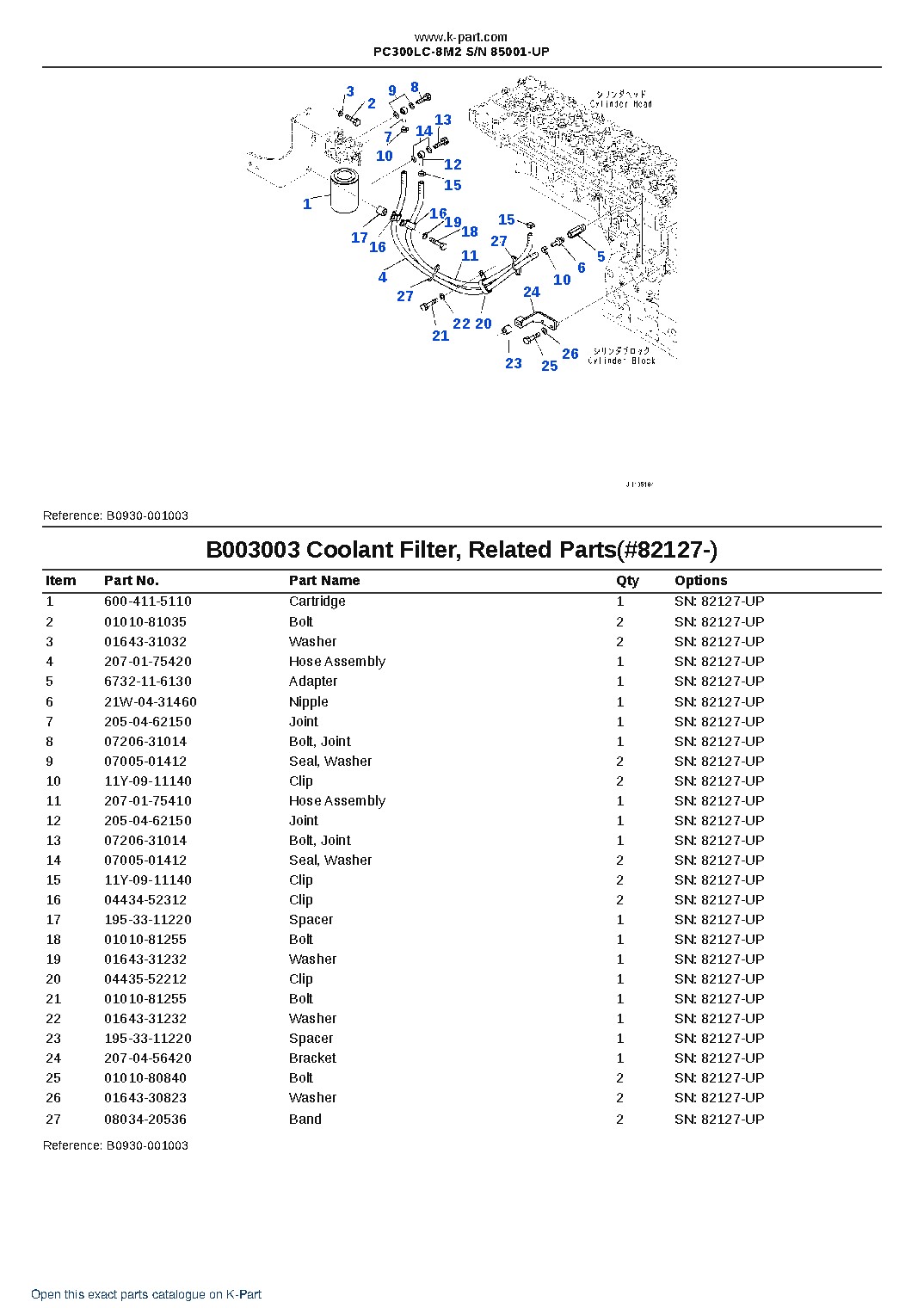 PC300LC-8M2 S/N 85001-UP – sample page 6 PC300LC-8M2 S/N 85001-UP – sample page 6