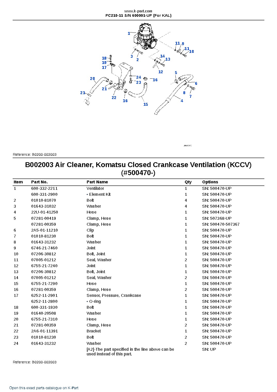 PC210-11 S/N 600001-UP (For KAL) – sample page 4 PC210-11 S/N 600001-UP (For KAL) – sample page 4