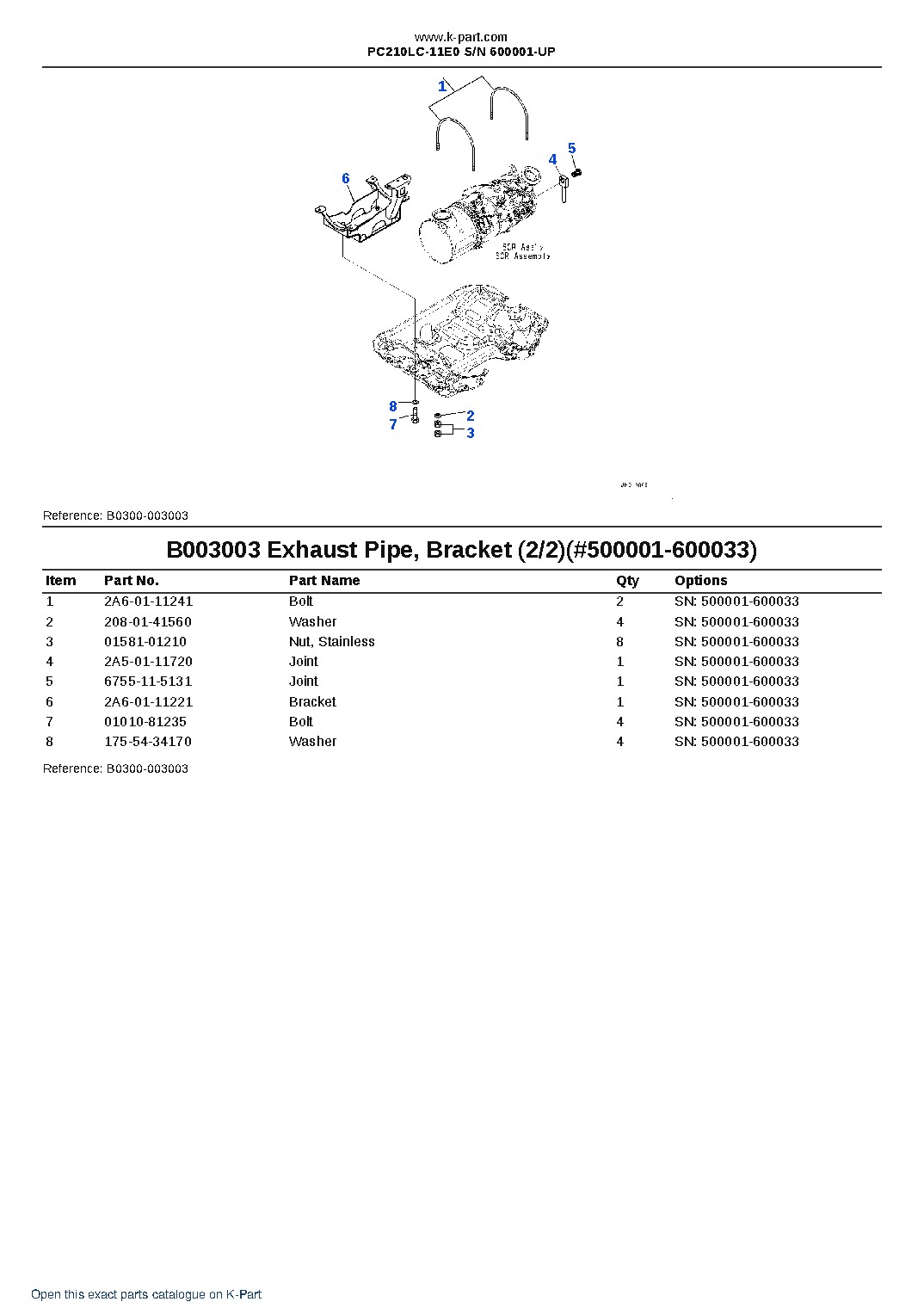 PC210LC-11E0 S/N 600001-UP – sample page 10 PC210LC-11E0 S/N 600001-UP – sample page 10