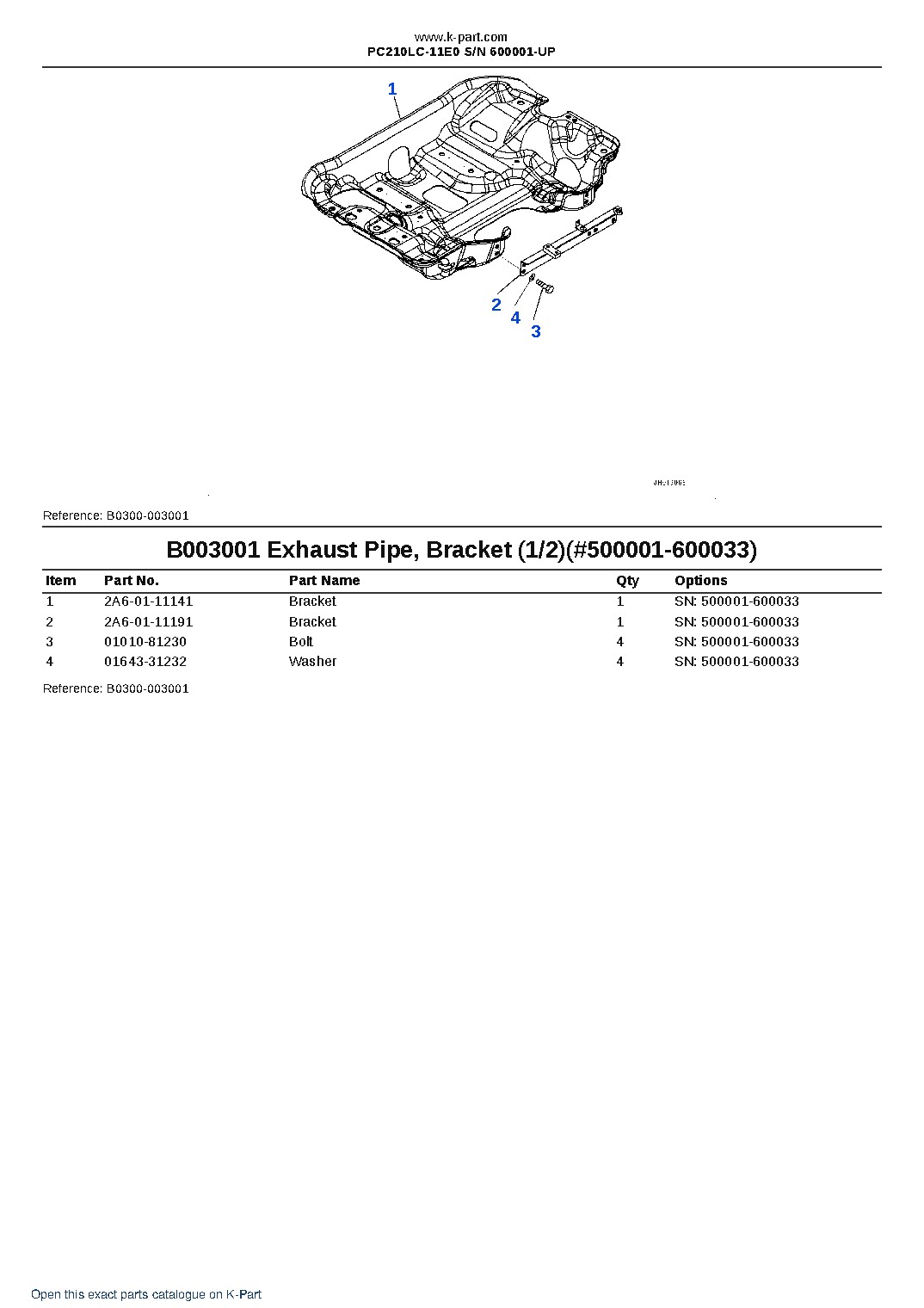 PC210LC-11E0 S/N 600001-UP – sample page 7 PC210LC-11E0 S/N 600001-UP – sample page 7