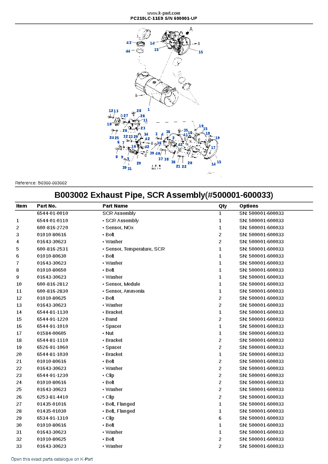 PC210LC-11E0 S/N 600001-UP – sample page 8 PC210LC-11E0 S/N 600001-UP – sample page 8