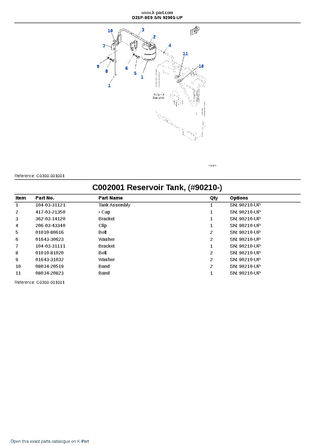 D21P-8E0 S/N 92001-UP – sample page 10 D21P-8E0 S/N 92001-UP – sample page 10