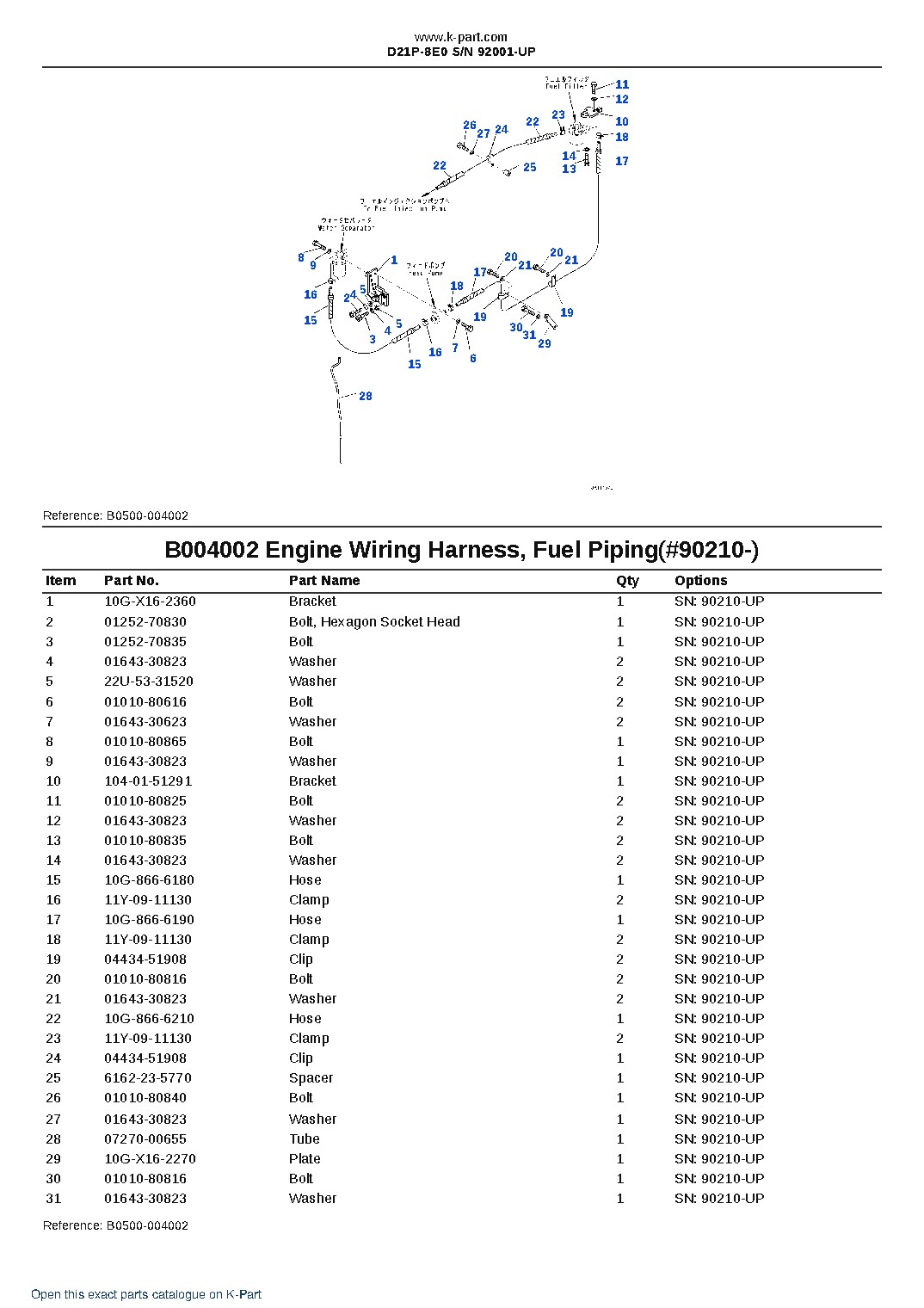 D21P-8E0 S/N 92001-UP – sample page 6 D21P-8E0 S/N 92001-UP – sample page 6