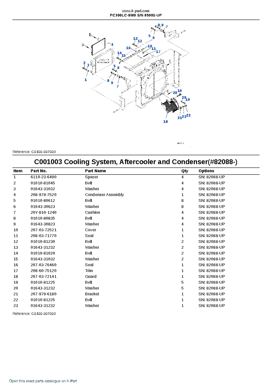 PC300LC-8M0 S/N 85001-UP – sample page 8 PC300LC-8M0 S/N 85001-UP – sample page 8