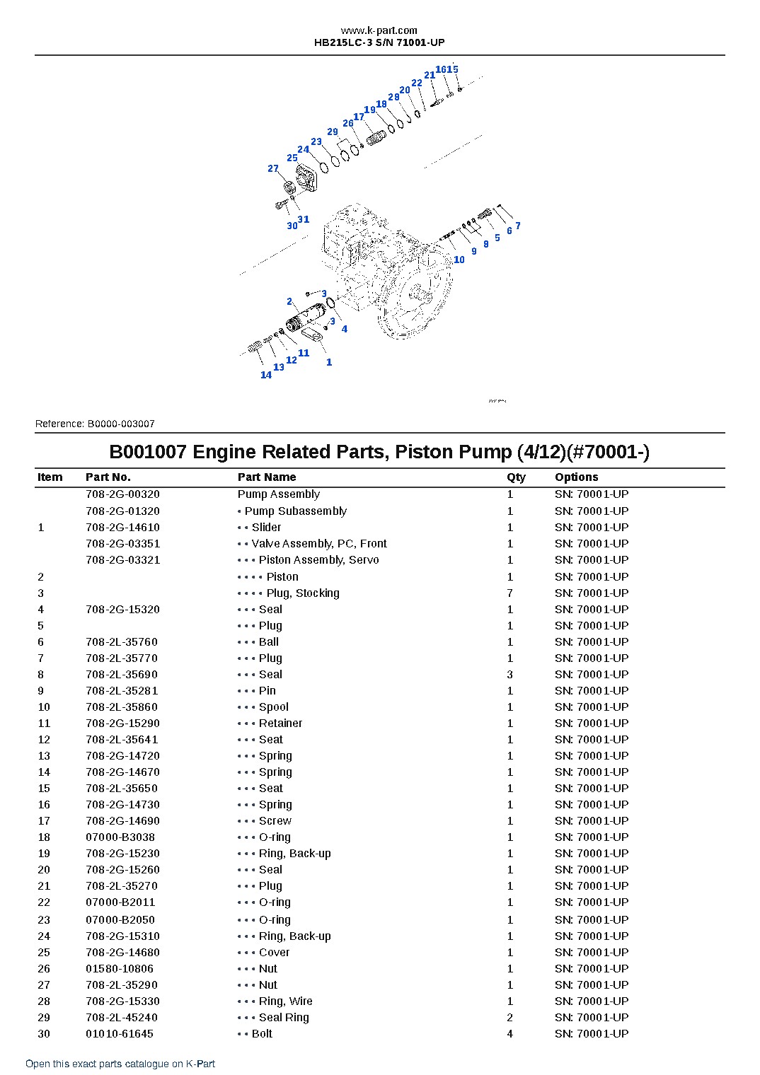 HB215LC-3 S/N 71001-UP – sample page 10 HB215LC-3 S/N 71001-UP – sample page 10