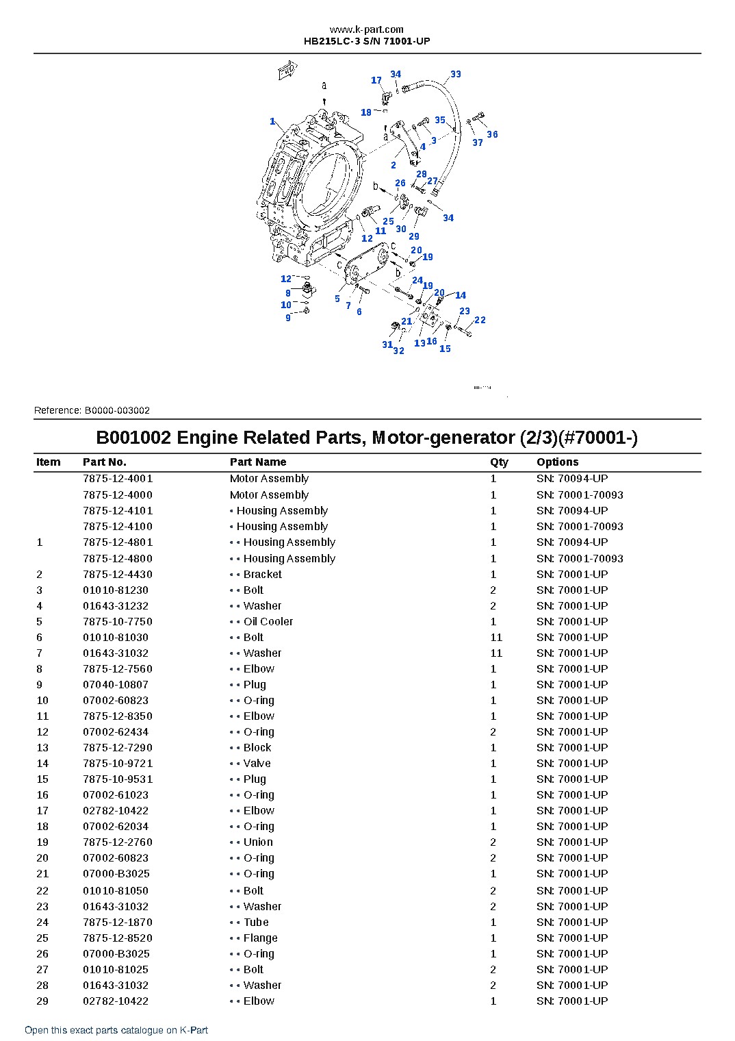 HB215LC-3 S/N 71001-UP – sample page 3 HB215LC-3 S/N 71001-UP – sample page 3