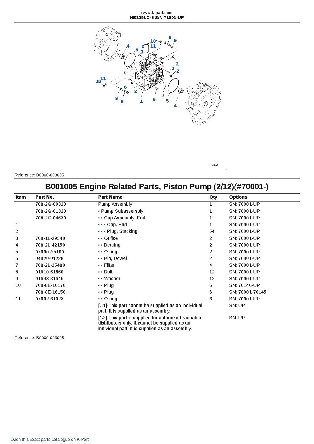 HB215LC-3 S/N 71001-UP – sample page 7 HB215LC-3 S/N 71001-UP – sample page 7