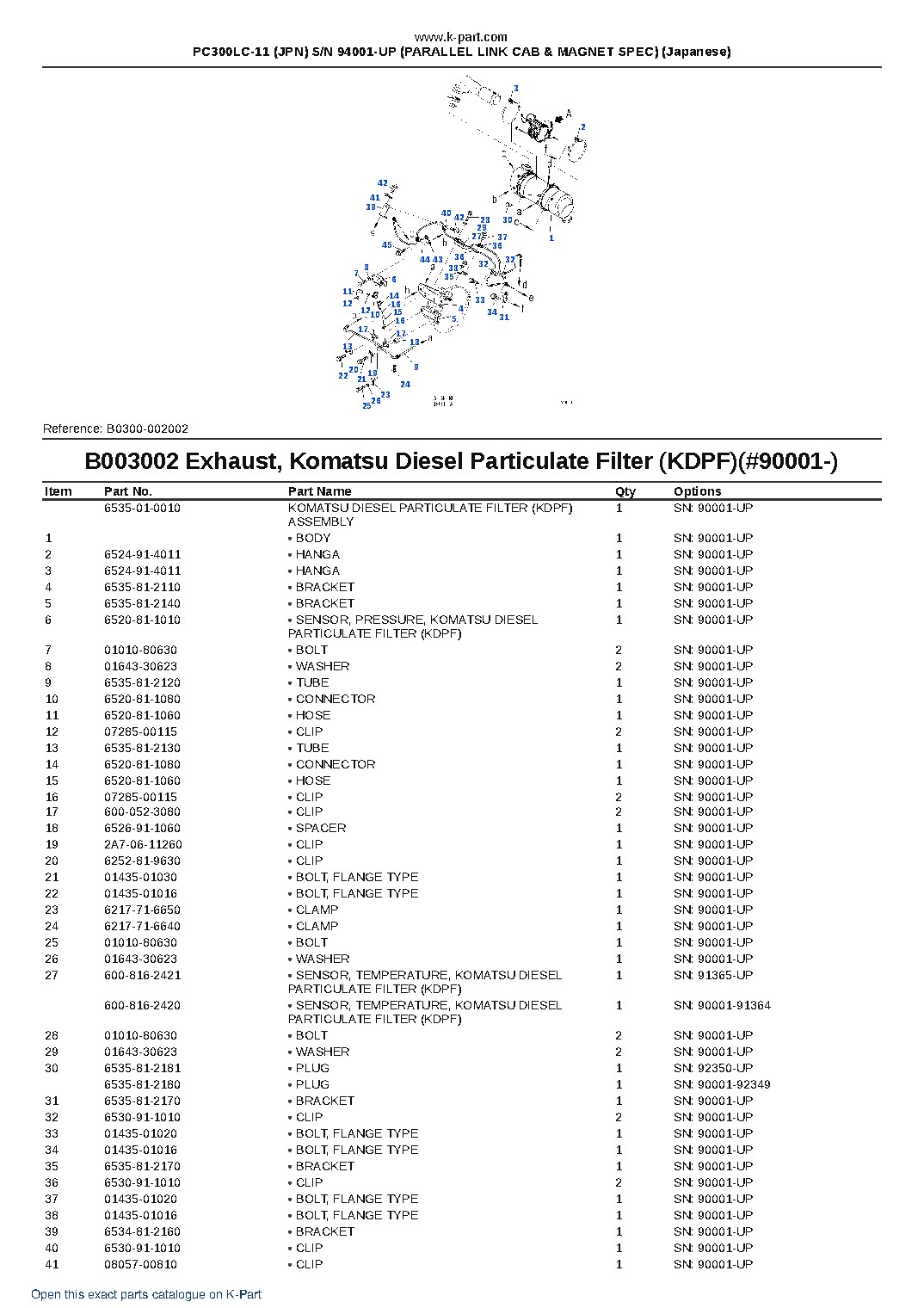 PC300LC-11 (JPN) S/N 94001-UP (PARALLEL LINK CAB & MAGNET SPEC) (Japanese) – sample page 10