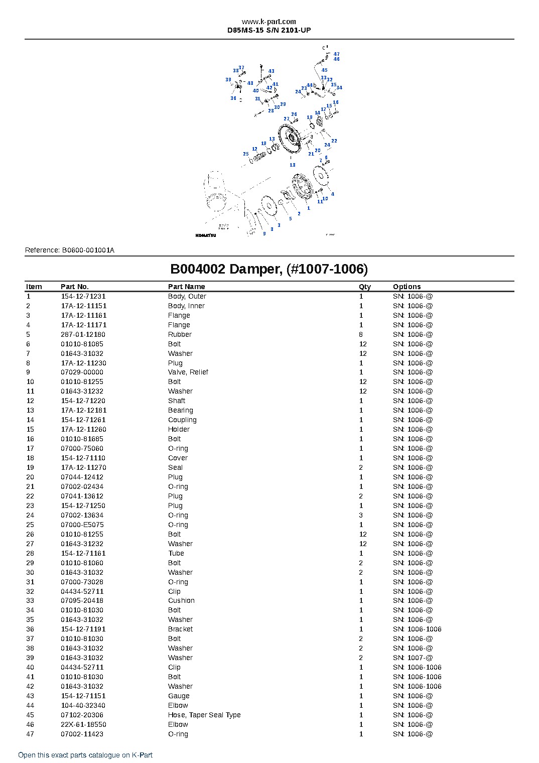 D85MS-15 S/N 2101-UP – sample page 6 D85MS-15 S/N 2101-UP – sample page 6