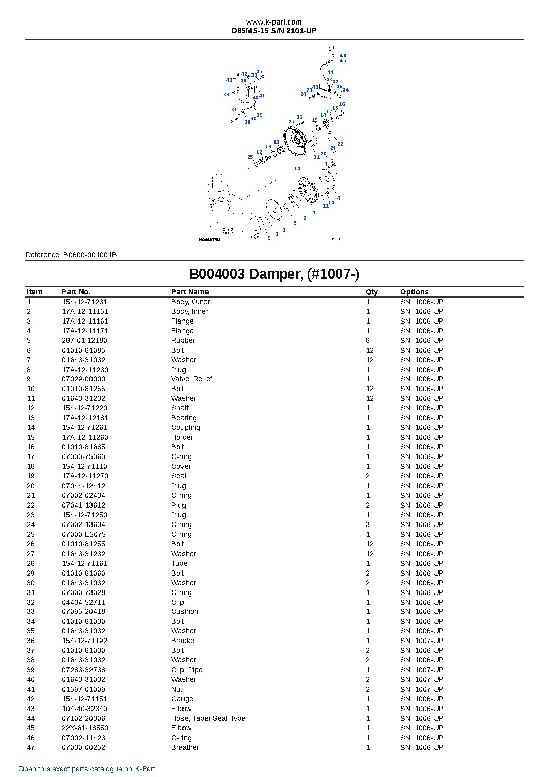D85MS-15 S/N 2101-UP – sample page 8 D85MS-15 S/N 2101-UP – sample page 8