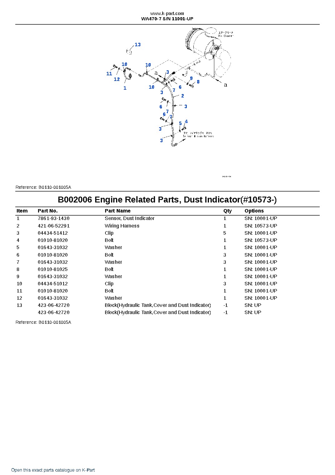 WA470-7 S/N 11001-UP – sample page 10