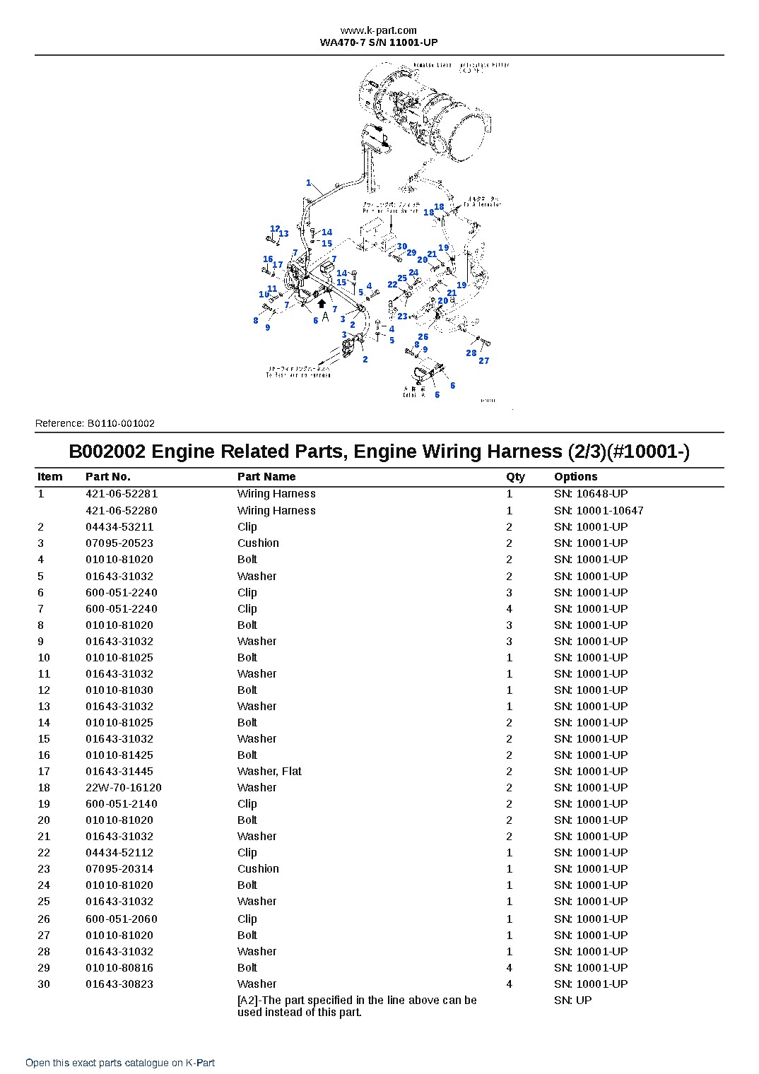 WA470-7 S/N 11001-UP – sample page 4
