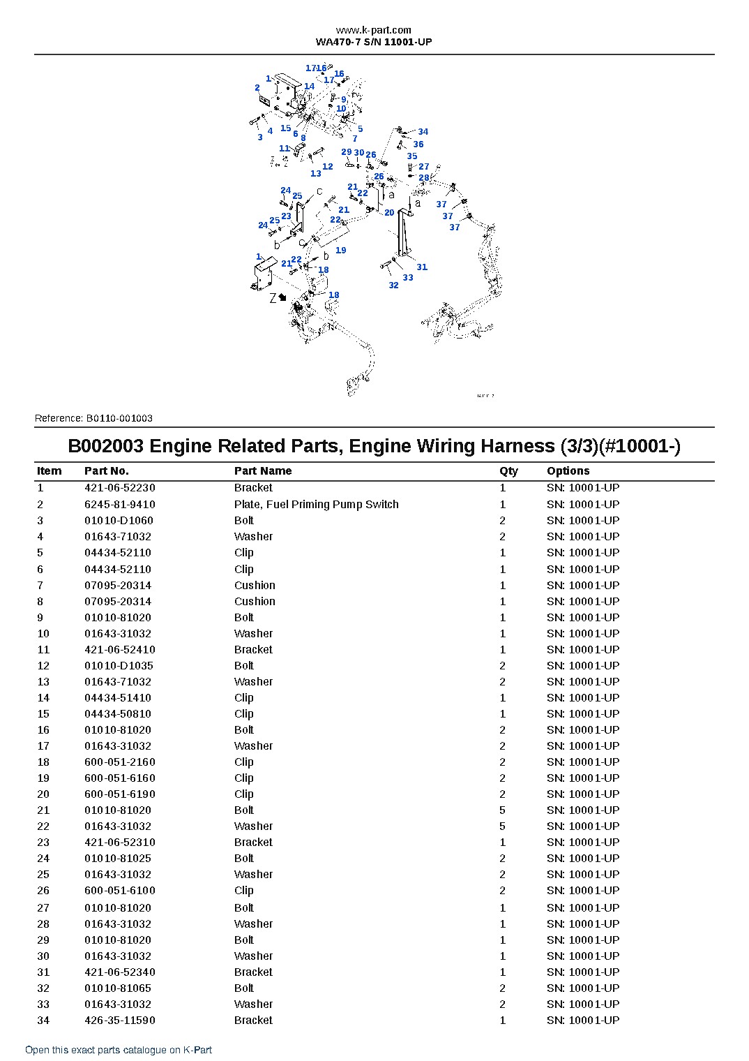 WA470-7 S/N 11001-UP – sample page 6
