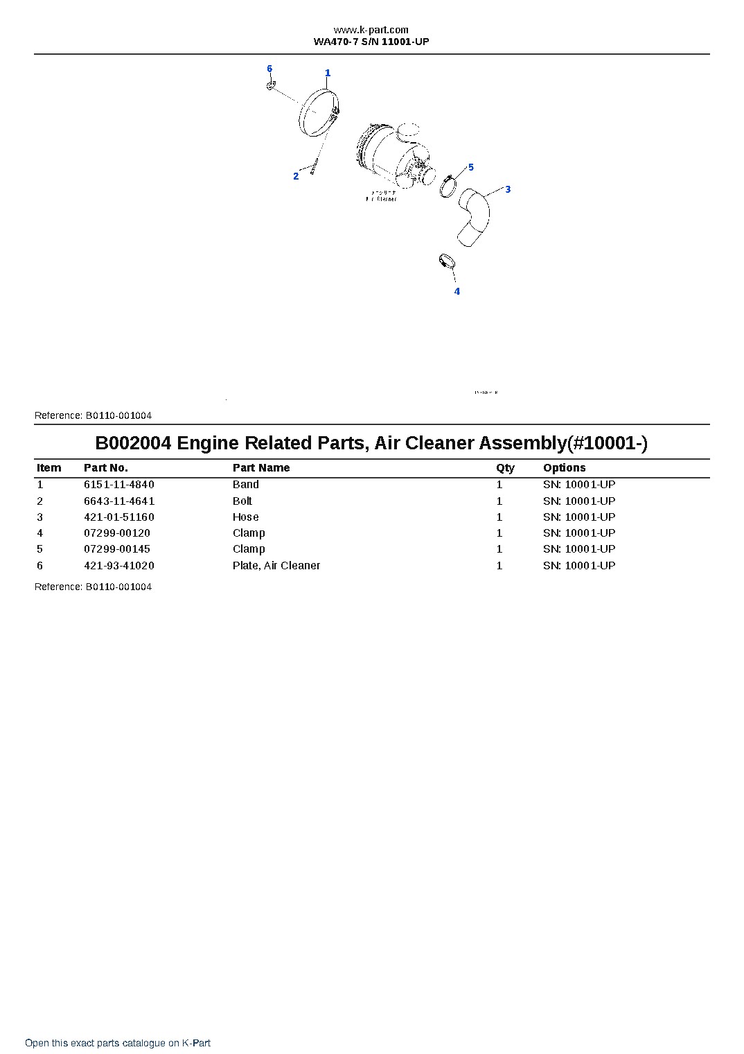 WA470-7 S/N 11001-UP – sample page 8