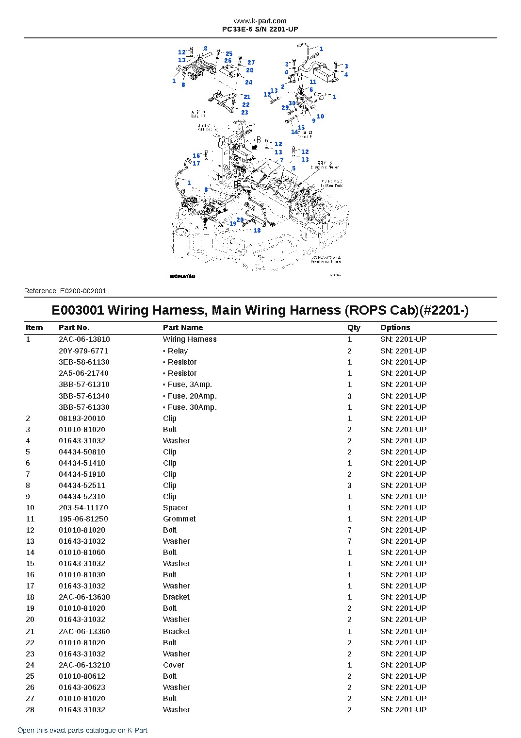 PC33E-6 S/N 2201-UP – sample page 10 PC33E-6 S/N 2201-UP – sample page 10
