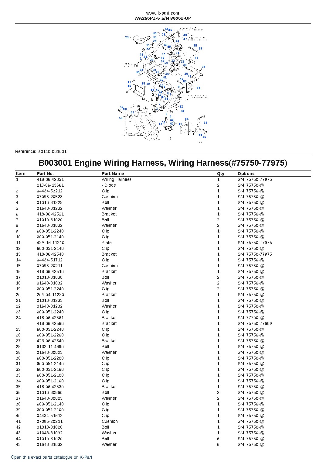 WA250PZ-6 S/N 80001-UP – sample page 3 WA250PZ-6 S/N 80001-UP – sample page 3